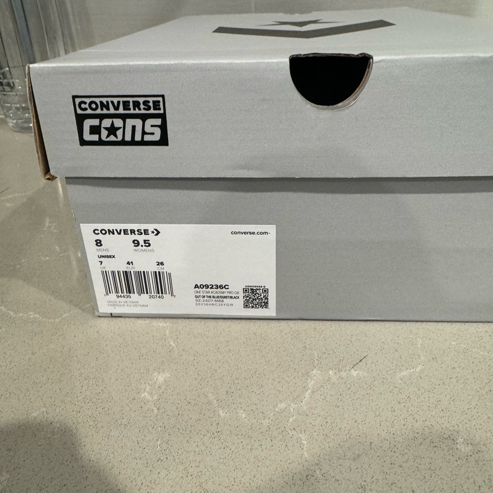 Converse Cons Gray Shoe Box